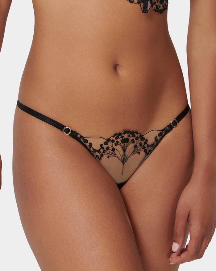 Bluebella Marisa Brief Black/Sheer