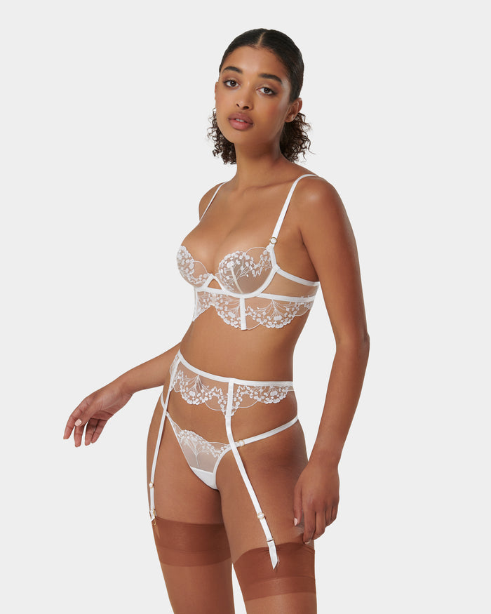 Bluebella Marisa White/Sheer