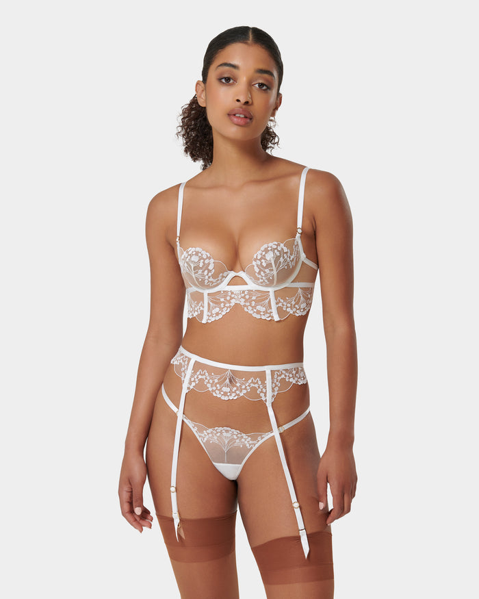 bluebella Marisa White/Sheer