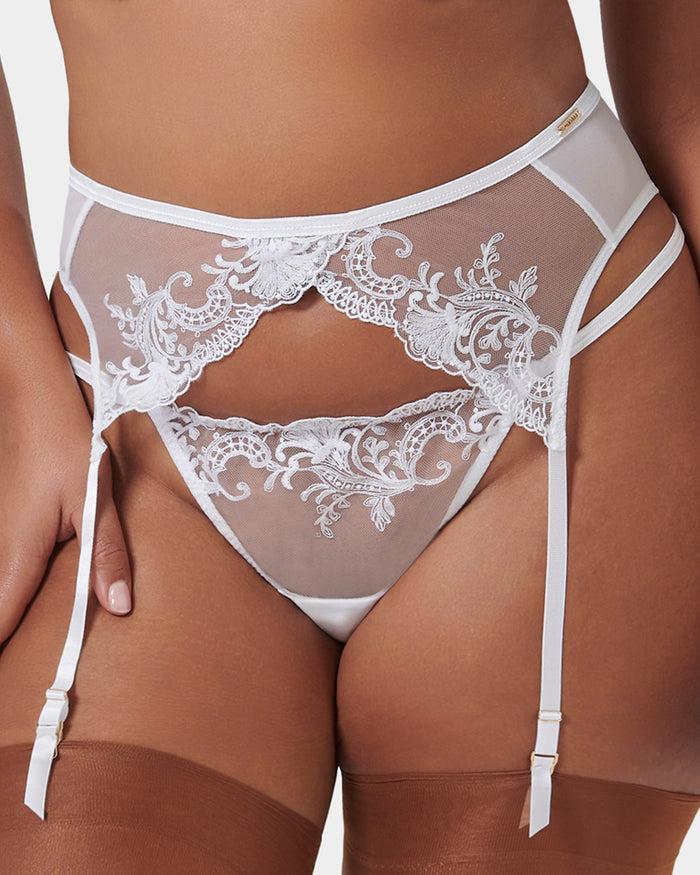 bluebella Marseille Suspender White