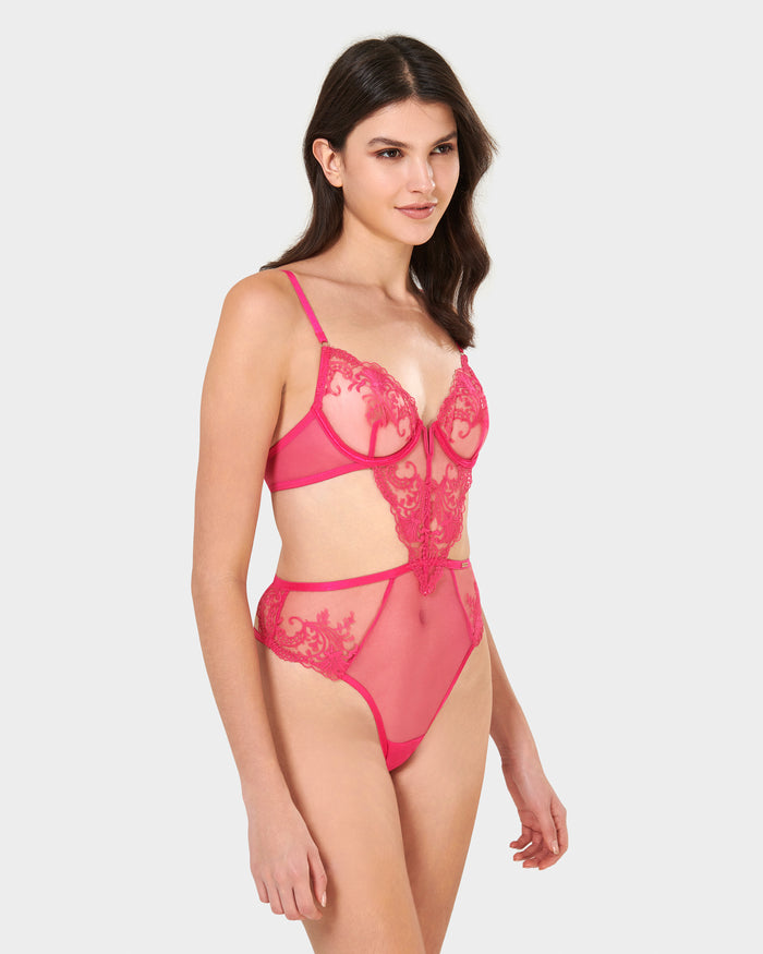 Bluebella Marseille Wired Body Fuchsia Pink