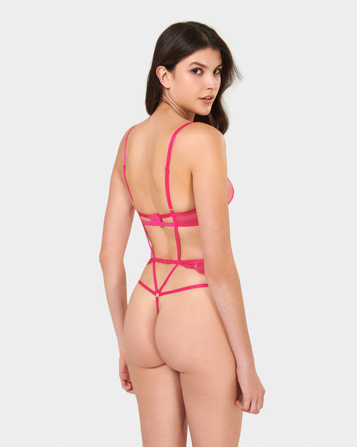 Bluebella Marseille Wired Body Fuchsia Pink