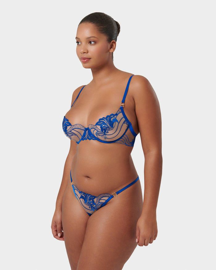 Bluebella Monique Egyptian Blue/Sheer