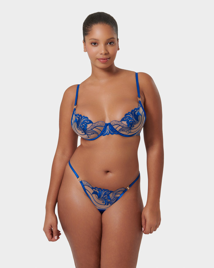 bluebella Monique Egyptian Blue/Sheer