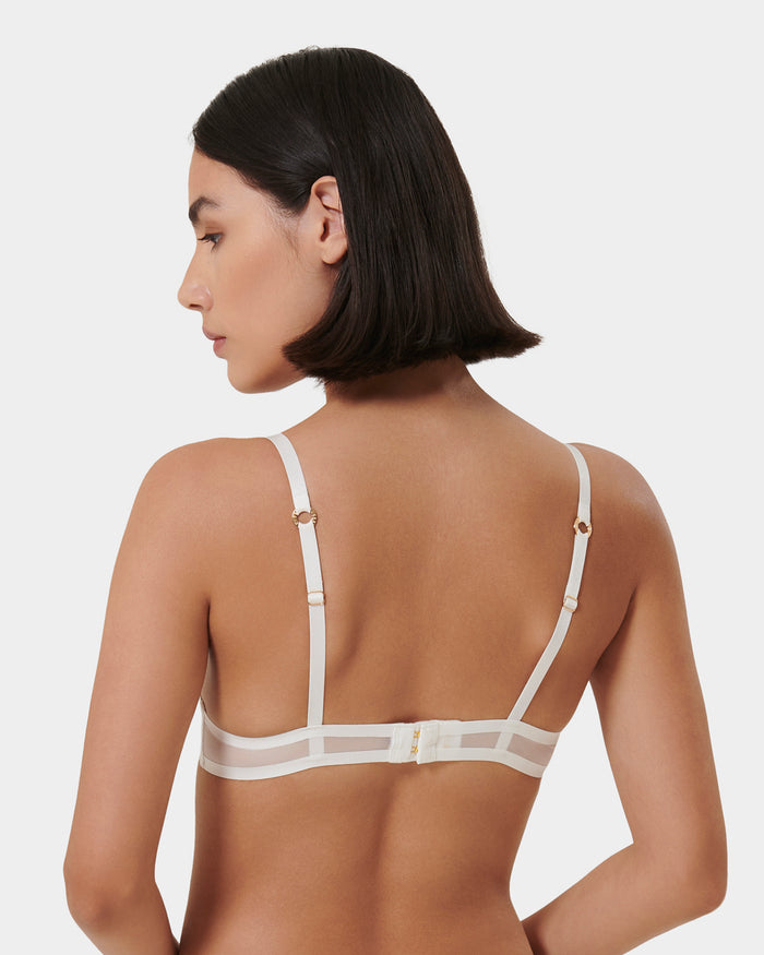 Bluebella Naomi Mesh Bra White