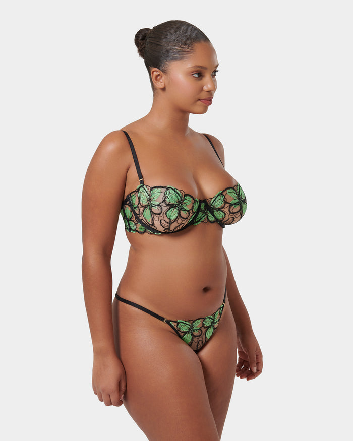 Bluebella Odette Black/Summer Green