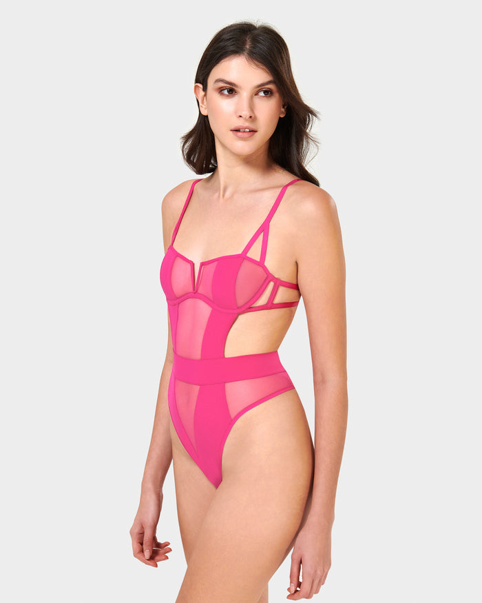 Bluebella Orla Wired Body Fuchsia Pink