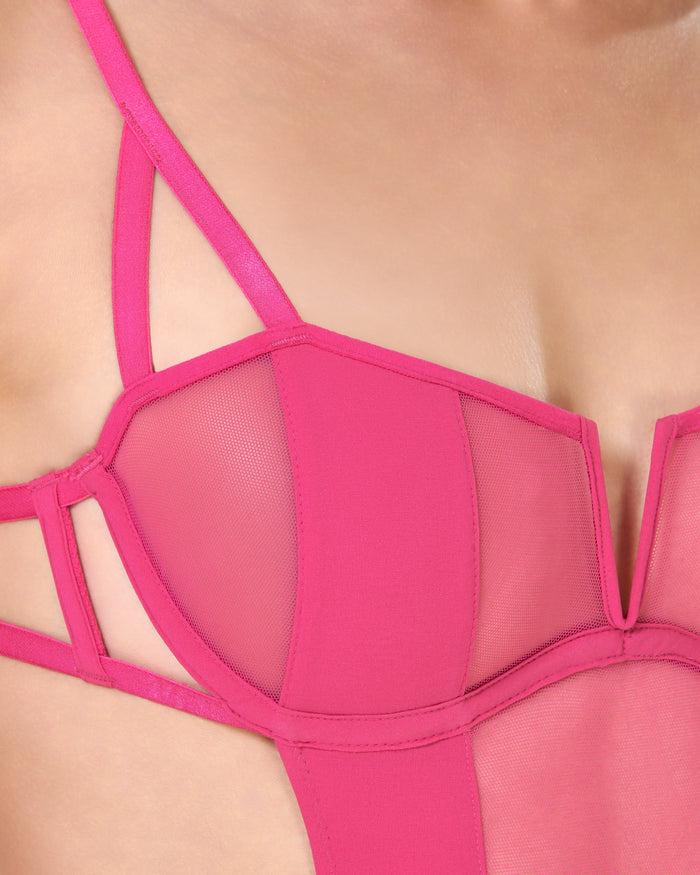 Bluebella Orla Wired Body Fuchsia Pink