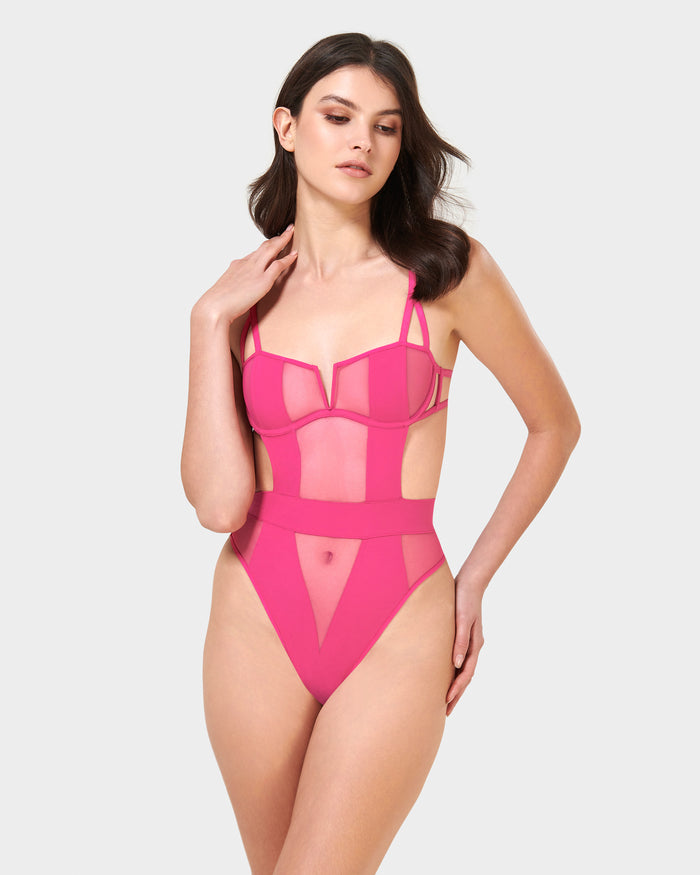 bluebella Orla Wired Body Fuchsia Pink