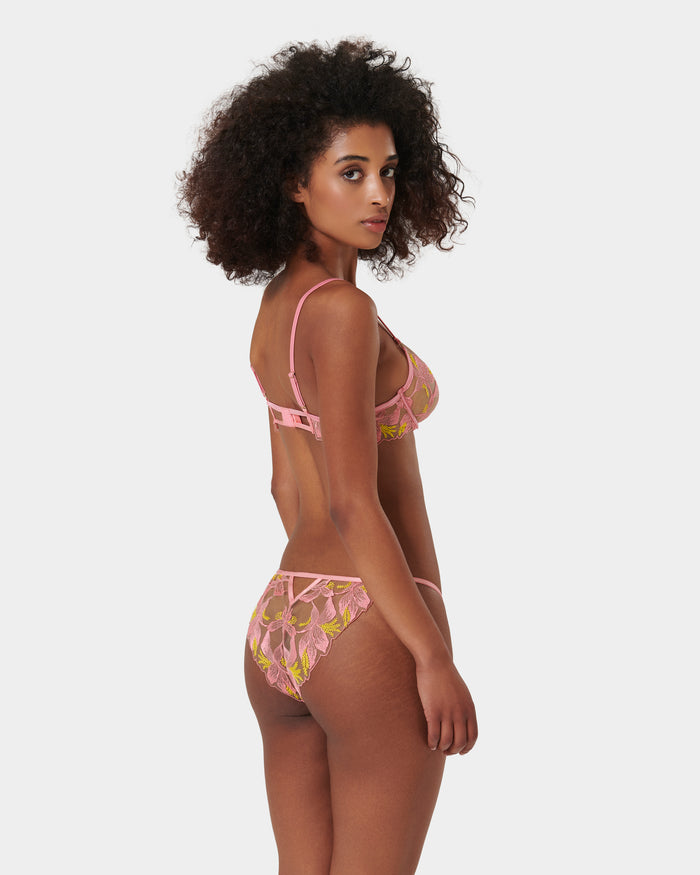 Bluebella Patrice Pink/Yellow/Sheer