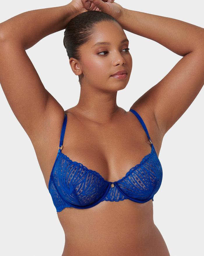 bluebella Peyton Lace Bra Blue