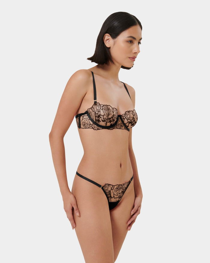 Bluebella Rosalie Black/Sheer