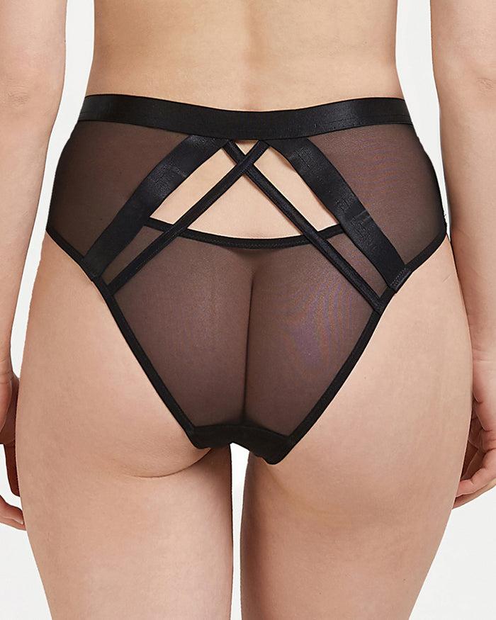 Bluebella Sawyer High-waist Brief Black