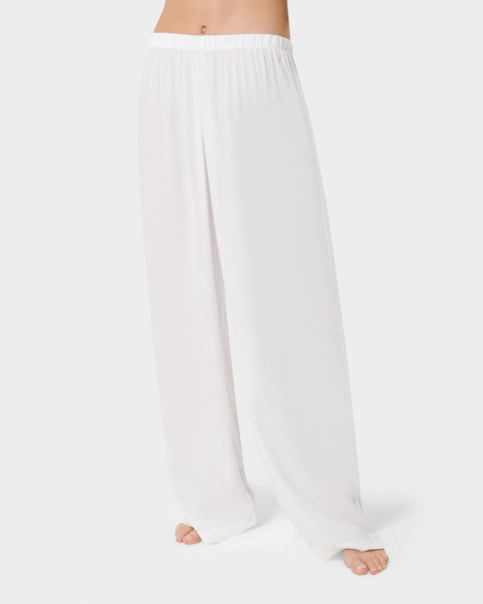 Bluebella Tarcon Eco Viscose Long Pyjama Set White