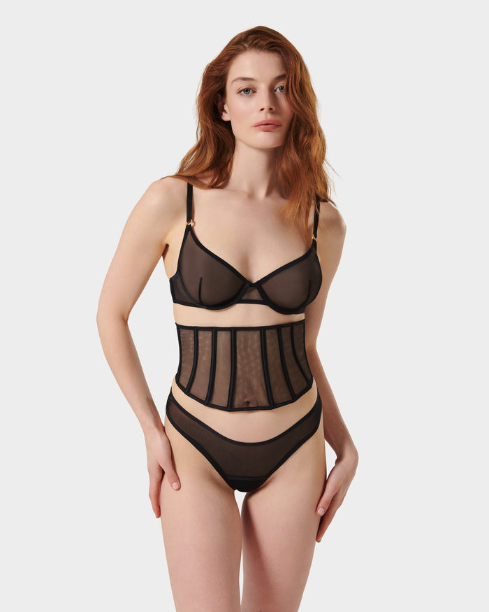 Bluebella Tatiana Waspie Black