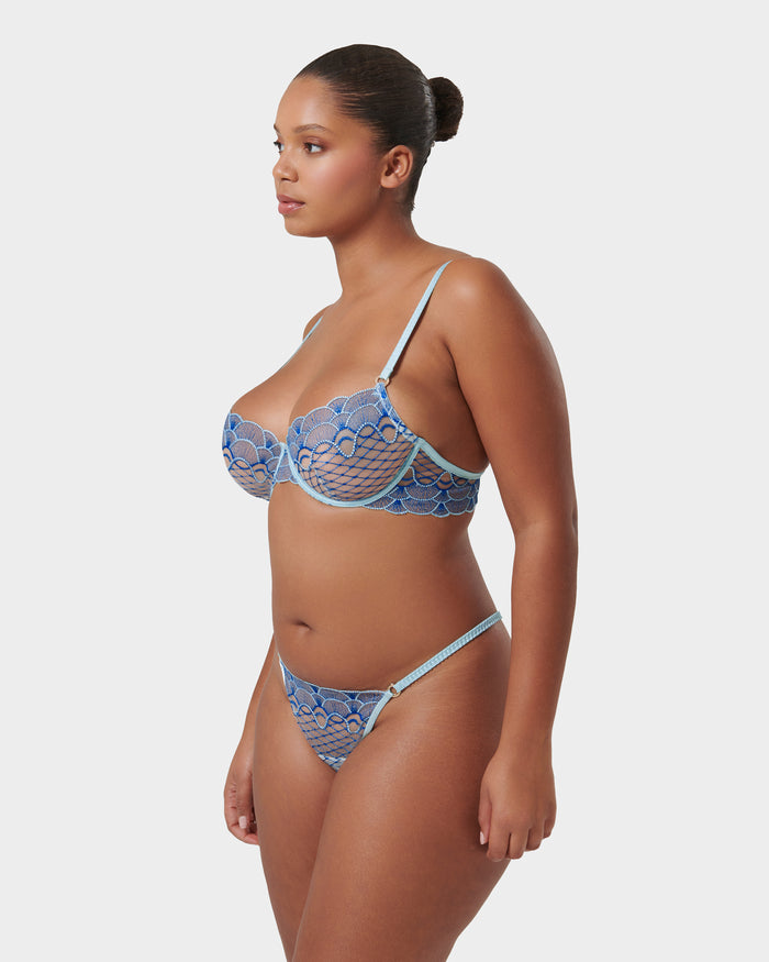 Bluebella Elina Egyptian Blue/Island Paradise Blue/Sheer