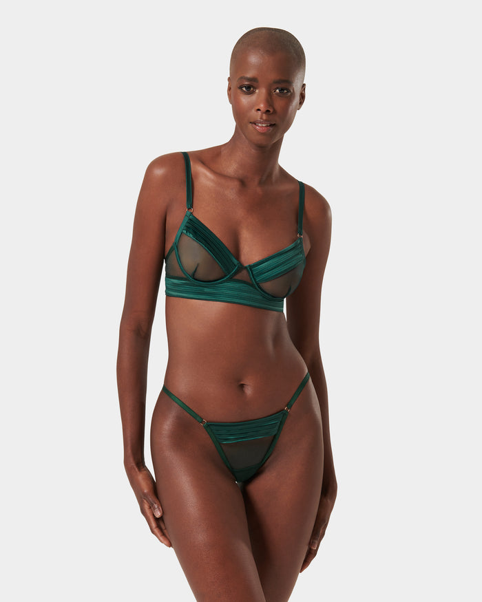 Bluebella Stephanie Wired Bra Botanical Garden Green