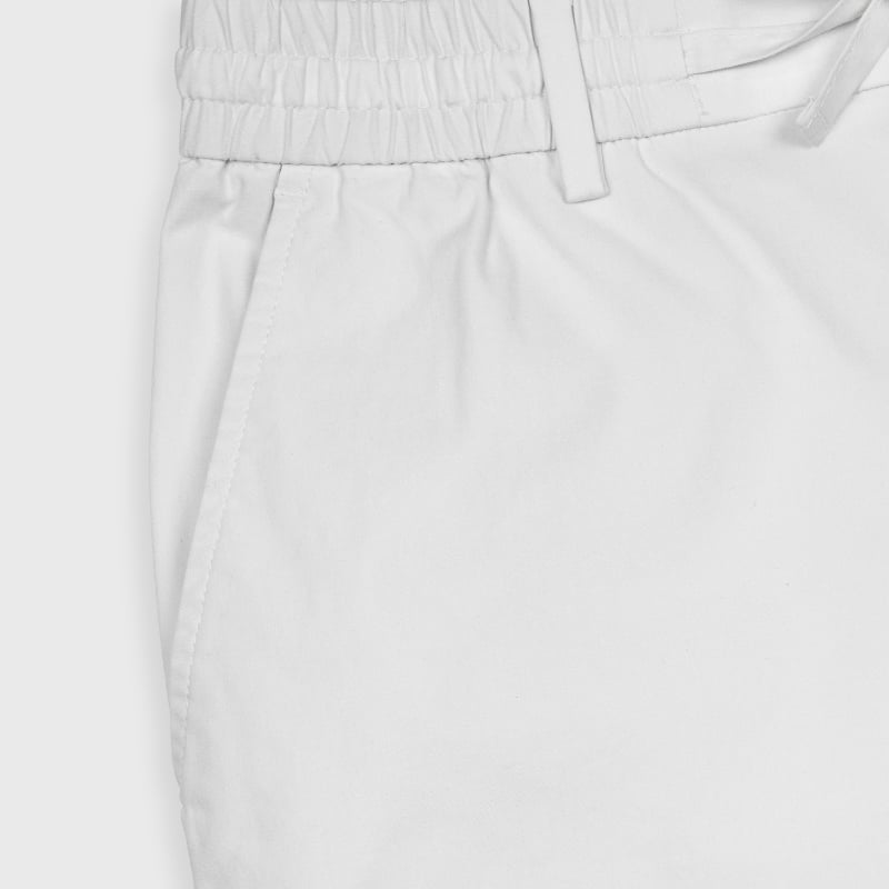 Bluemint ARNOLD WHITE Drawstring Waistband Trousers