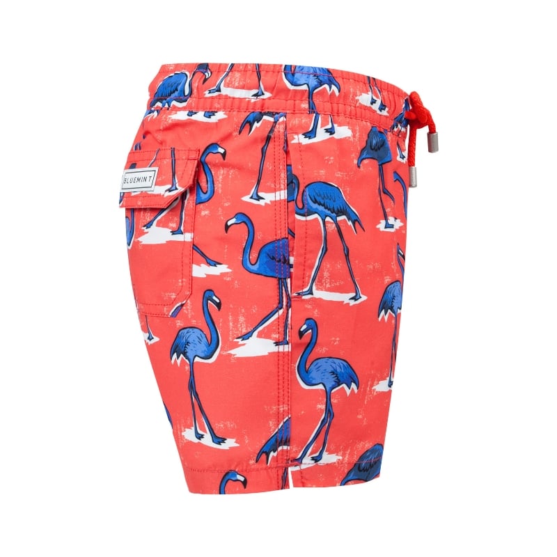 Bluemint ARTHUS BOY SCARLET FLAMINGO Kids Swim Shorts