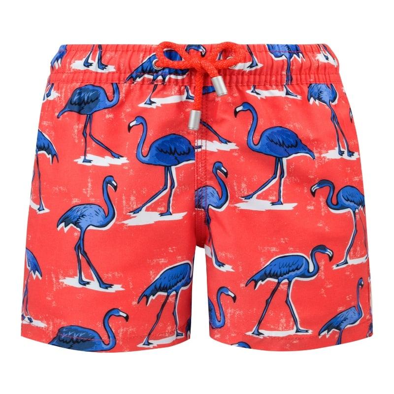 bluemint ARTHUS BOY SCARLET FLAMINGO Kids Swim Shorts