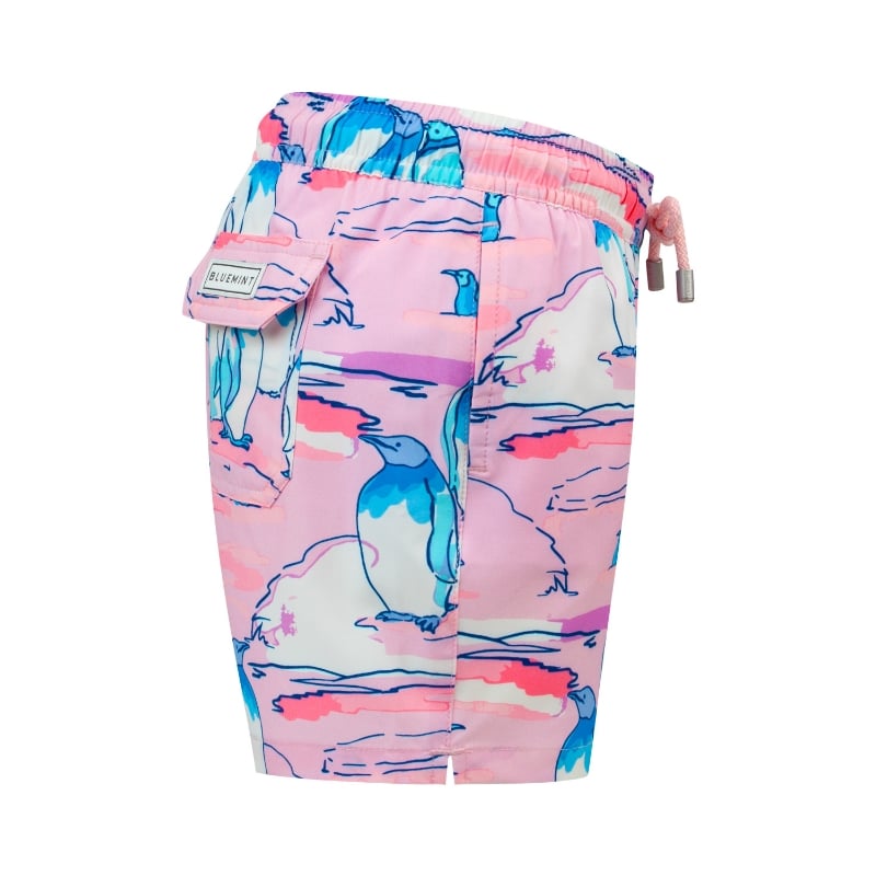 Bluemint ARTHUS BOY STRETCH BLUSH PENGUI Kids Swim Shorts
