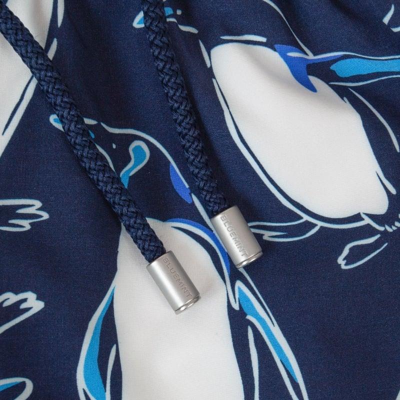 Bluemint ARTHUS BOY STRETCH DARK BLUE PENGUI Kids Swim Shorts