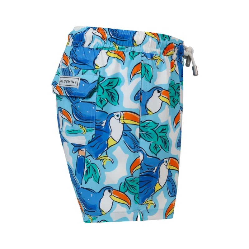 Bluemint ARTHUS BOY STRETCH HAPPY TOUCAN Kids Swim Shorts