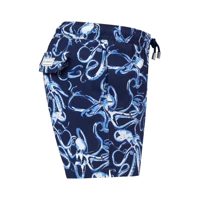 Bluemint ARTHUS BOY STRETCH NAVY OCTO Kids Swim Shorts