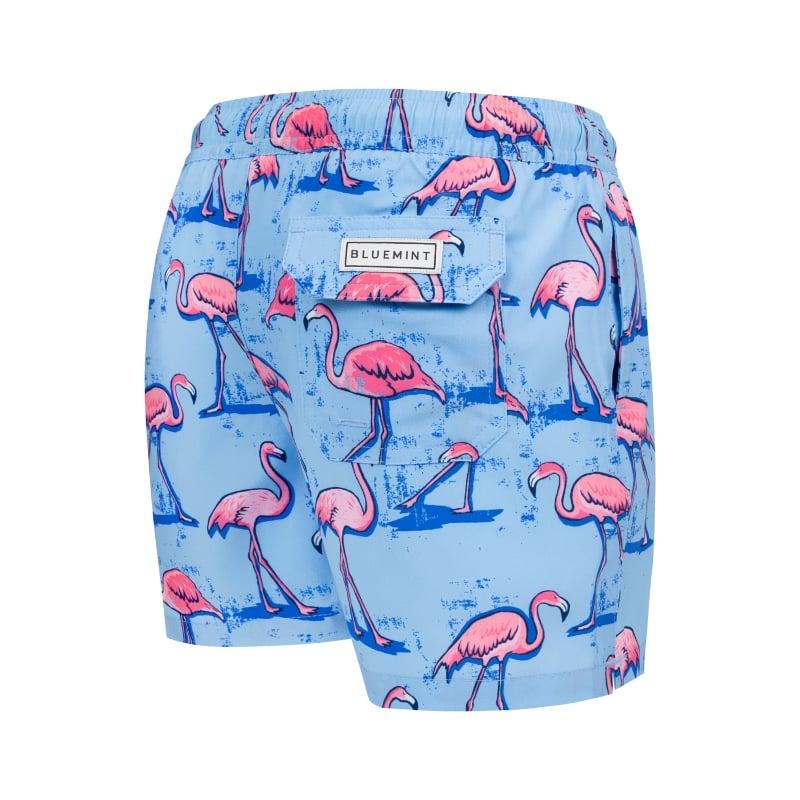Bluemint ARTHUS BOY STRETCH SKY BLUE FLAMINGO Kids Swim Shorts