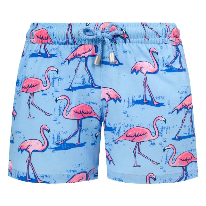bluemint ARTHUS BOY STRETCH SKY BLUE FLAMINGO Kids Swim Shorts
