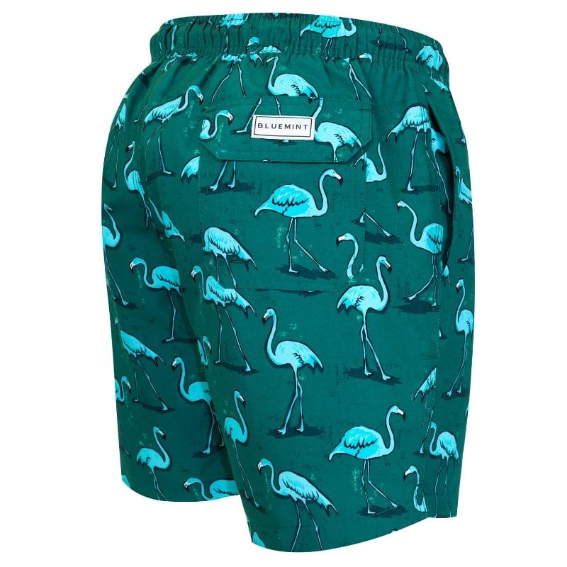 Bluemint ARTHUS PINE FLAMINGO Mid-Length Swim Shorts