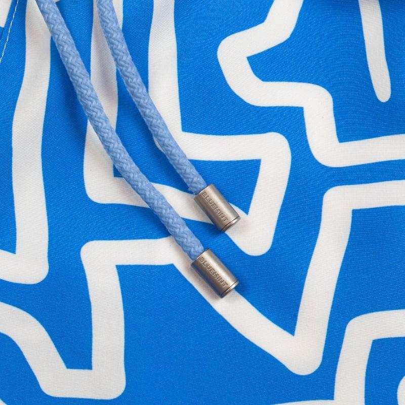 Bluemint ARTHUS STRETCH BLUE MAZE Four Way Stretch Swim Shorts