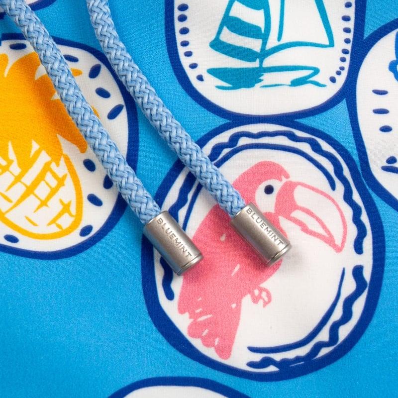 Bluemint ARTHUS STRETCH BLUE PATCH Four Way Stretch Swim Shorts