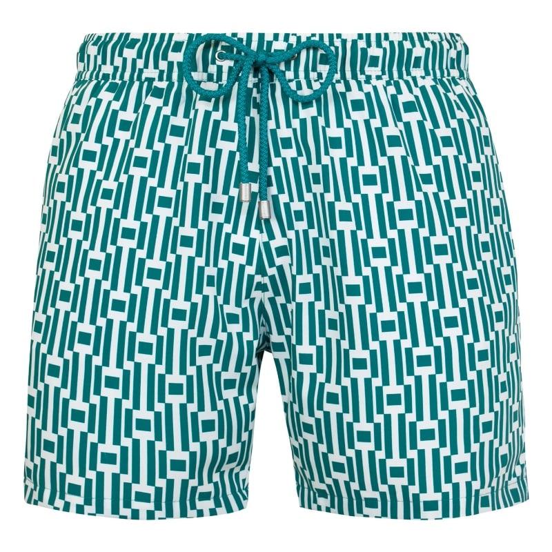 bluemint ARTHUS STRETCH FALLING LINES Four Way Stretch Swim Shorts