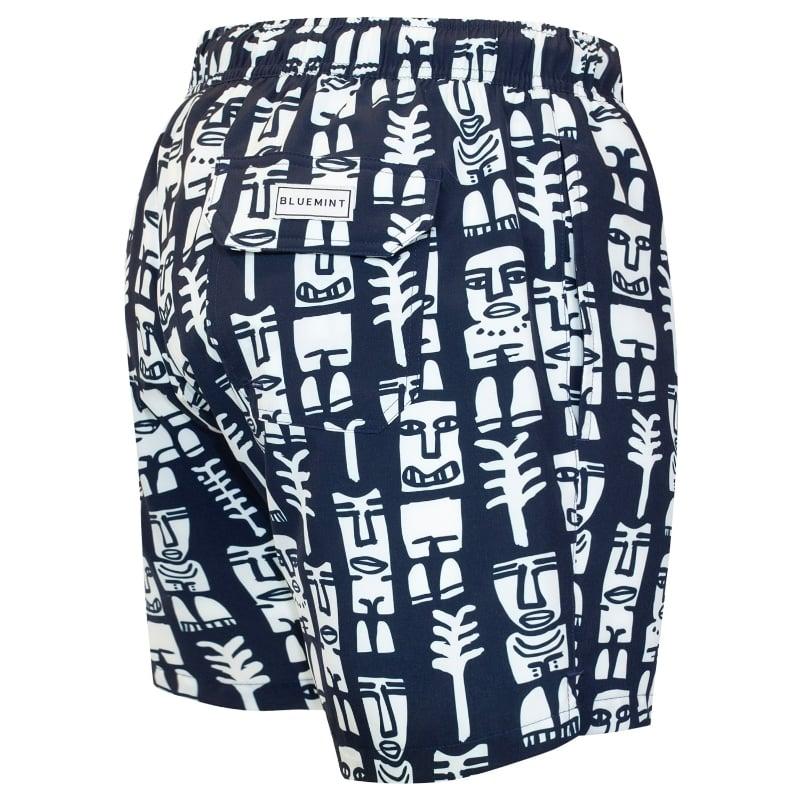Bluemint ARTHUS STRETCH NAVY MASK Four Way Stretch Swim Shorts