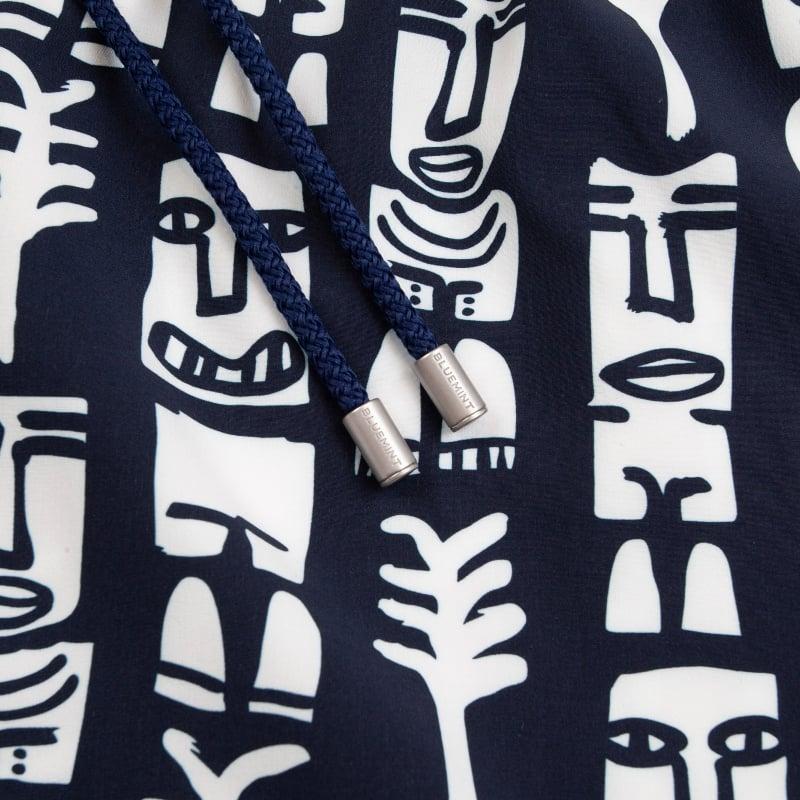 Bluemint ARTHUS STRETCH NAVY MASK Four Way Stretch Swim Shorts