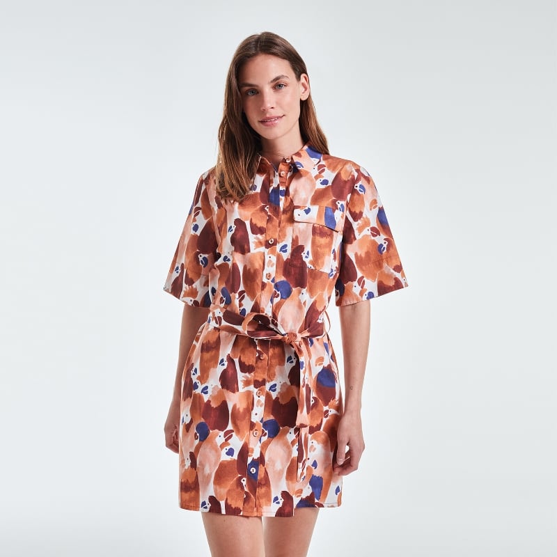 bluemint BEATRIX DESERT PARROT Printed Cotton Dress