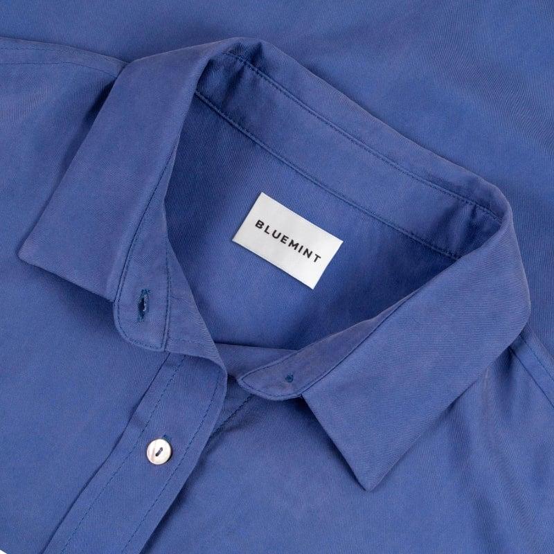 Bluemint ADELE LIGHT SAPPHIRE Silk Shirt Dress