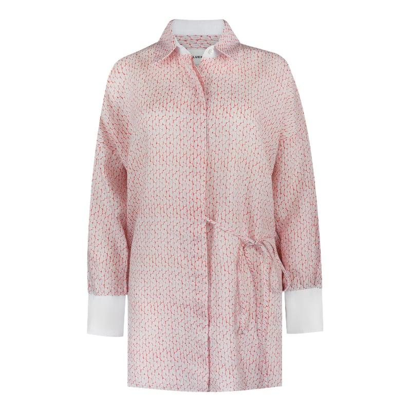Bluemint ADELINE PINKBERRY Linen Shirt