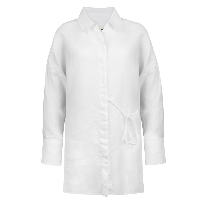 Bluemint ADELINE WHITE Linen Shirt