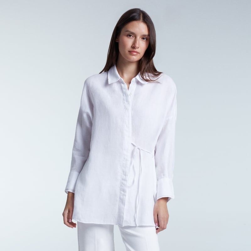 bluemint ADELINE WHITE Linen Shirt