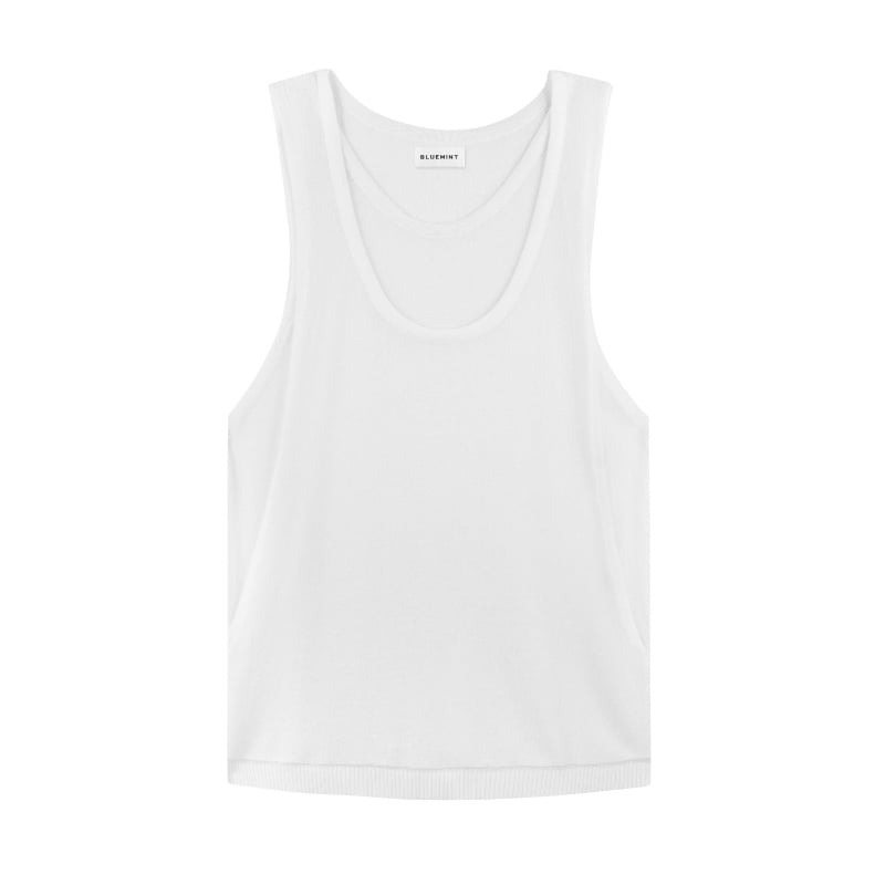 Bluemint AIMEE WHITE Layered Knit Top