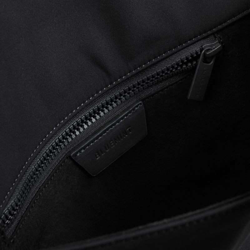 Bluemint ALFIE BLACK Pouch With Zipper Detail