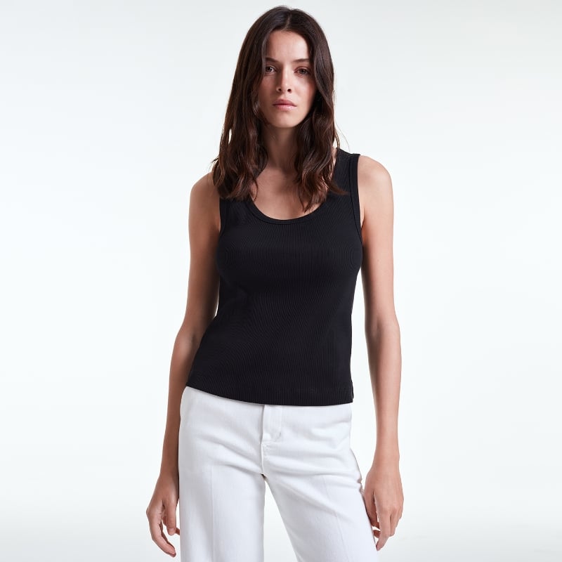 bluemint AMBER BLACK Crew-Neck Tank Top