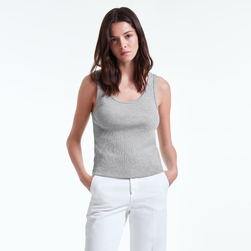 Bluemint AMBER GREY MELANGE Crew-Neck Tank Top
