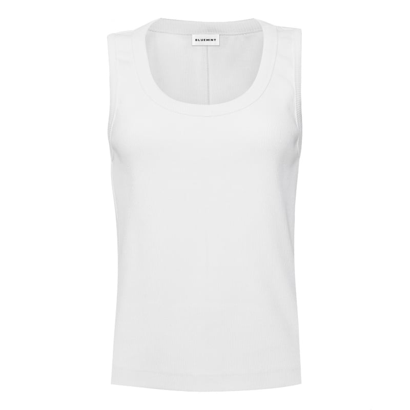 Bluemint AMBER WHITE Crew-Neck Tank Top