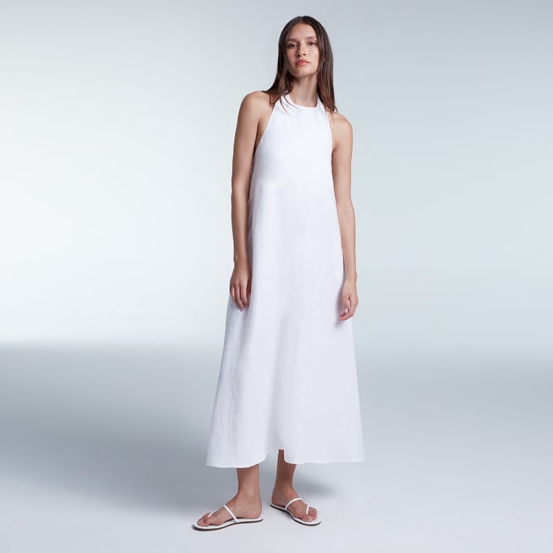 bluemint ANNE WHITE Midi Linen Dress