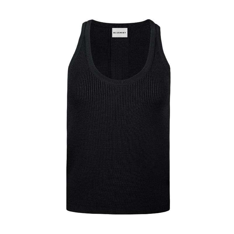 Bluemint ANNIE BLACK Ribbed-Knit Tank