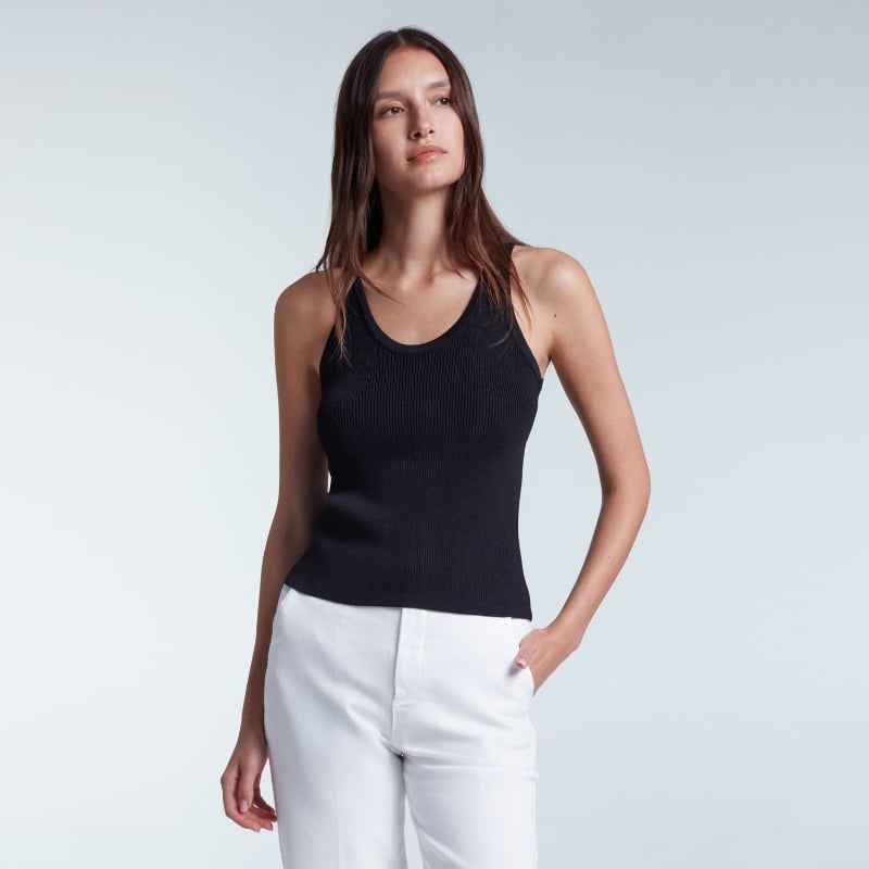 bluemint ANNIE BLACK Ribbed-Knit Tank