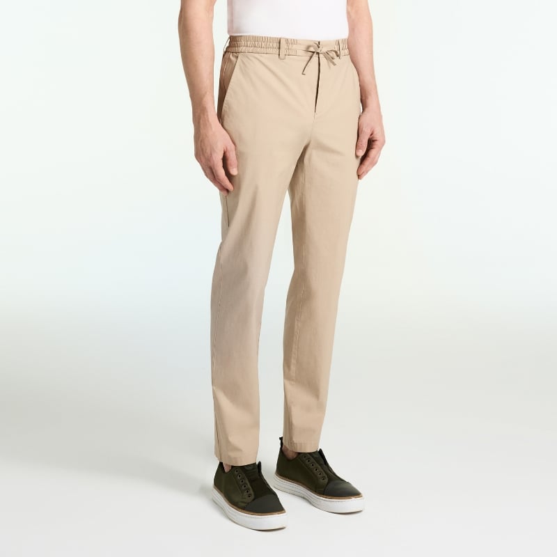 Bluemint ARNOLD SAND Drawstring Waistband Trousers